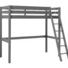 Deze PINO-combinatie bestaat uit een PINO mezzanine 90x200cm grijs  en een PINO zetelbed grijs - Afbeelding 2