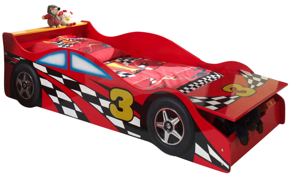 JUNIOR RACE CAR BED + POMP KAST SCTDRC+SCGTCR - Afbeelding 2