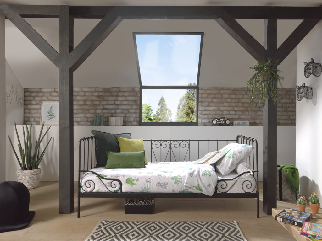 ALICE KAJUITBED ZWART 90x200CM - Afbeelding 3