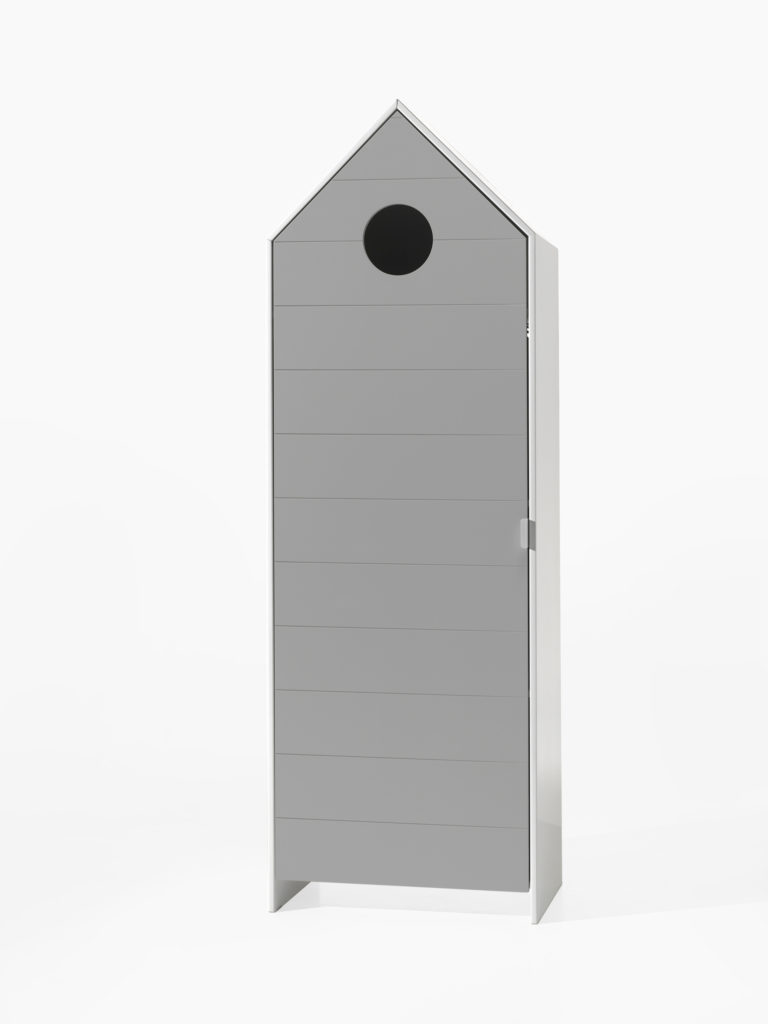 Deze CASAMI combinatie bestaat uit 2 kasten: 1 kastje met grijze deur en 1 open kast. - Afbeelding 3