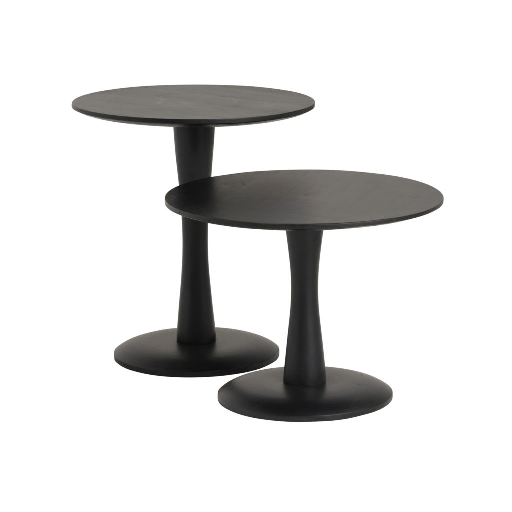 Bijzettafel Ø60, laag, Black - Afbeelding 3