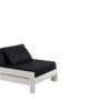 Deze PINO-combinatie bestaat uit een witte PINO mezzanine  en een PINO zetelbed wit - Afbeelding 3