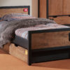 De ALEX-combinatie bestaat uit een bed 90x200cm, lattenbodem kader 13l en lade rolbed - Afbeelding 4