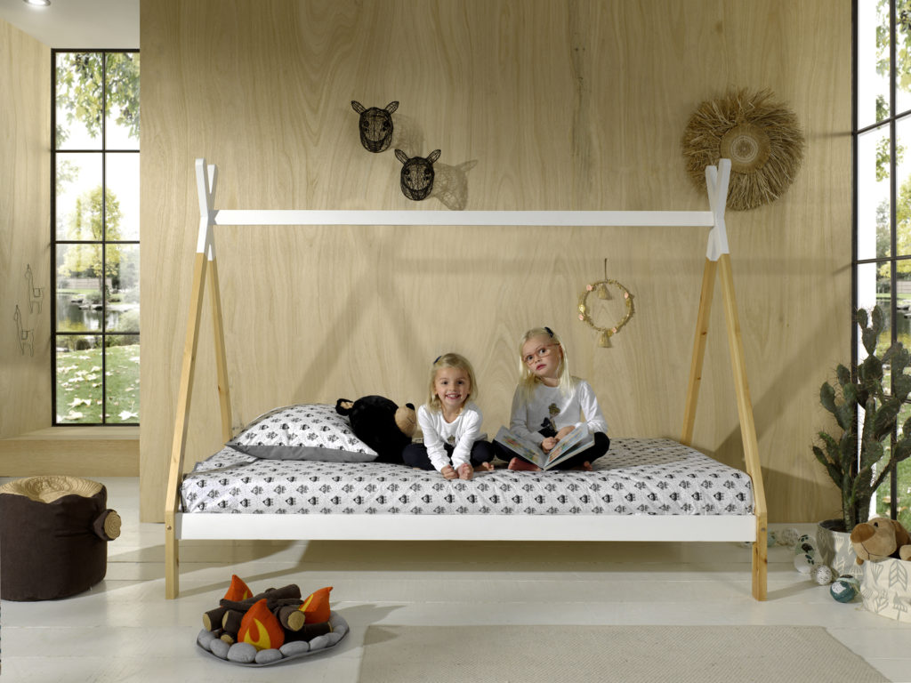 TIPI BED LP 90x200CM WIT - Afbeelding 4