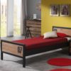 De ALEX-combinatie bestaat uit een bed 90x200cm , lattenbodem kader 13l en een nachtkastje. - Afbeelding 5