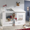 Deze Housebed-combinatie bestaat uit een house bed, white roof  en een bedlade - Afbeelding 5