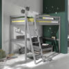 Deze PINO-combinatie bestaat uit een grijze PINO mezzanine  en een PINO zetelbed grijs - Afbeelding 5