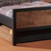 De ALEX-combinatie bestaat uit een bed 90x200cm, lattenbodem kader 13l en lade rolbed - Afbeelding 6