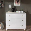 Deze BILLY-combinatie bestaat uit het witte BILLY-bed (90x200cm), de witte nachtkastje, het bureau en de commode. - Afbeelding 6