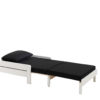 Deze PINO-combinatie bestaat uit een PINO mezzanine 90x200cm wit  en een PINO zetelbed wit - Afbeelding 6