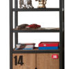 De ALEX-combinatie bestaat uit een nachtkastje,  bed 90x200cm ,  Lade rolbed ,  bureau ,  2 deurs kledingkast en boekenkast - Afbeelding 8