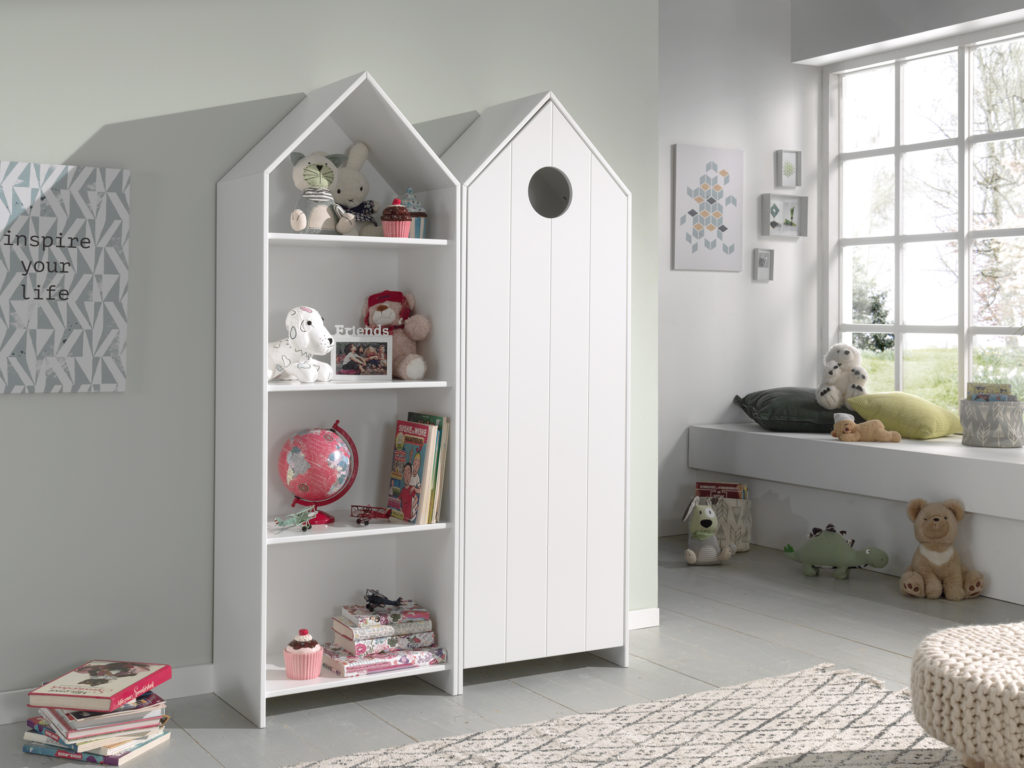 Deze CASAMI combinatie bestaat uit 2 kasten: 1 kastje met witte deur en 1 open kast. - Afbeelding 9