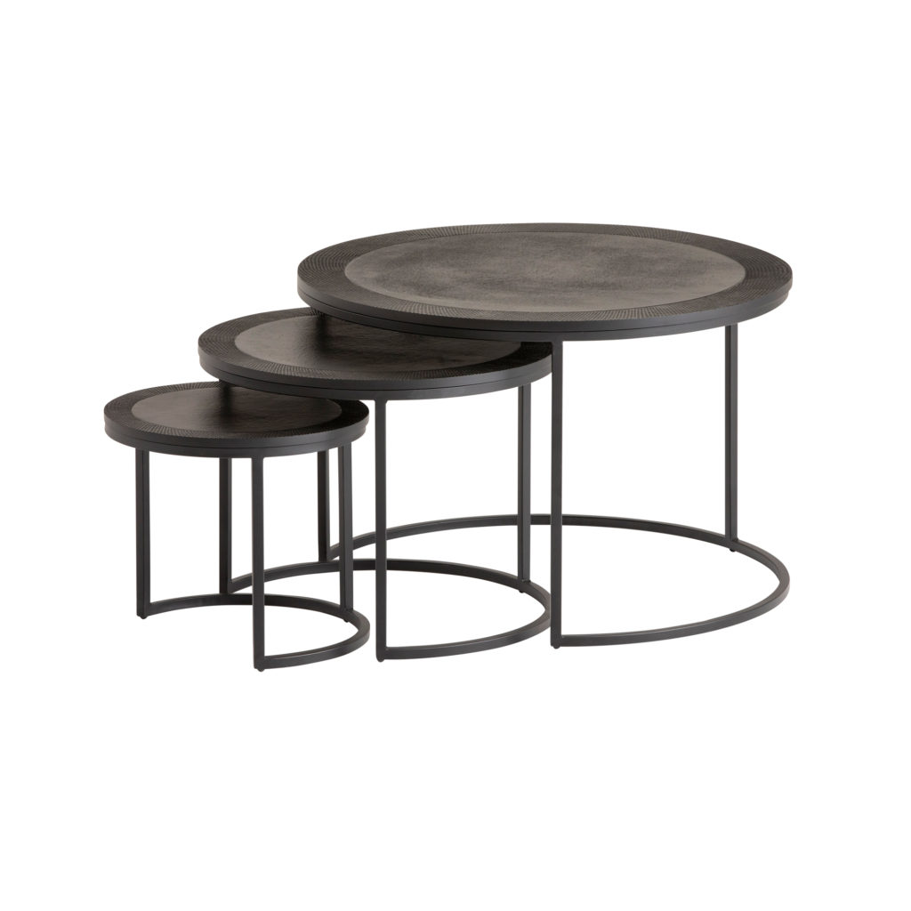 Siena salontafel set van 3, Black - Afbeelding 2