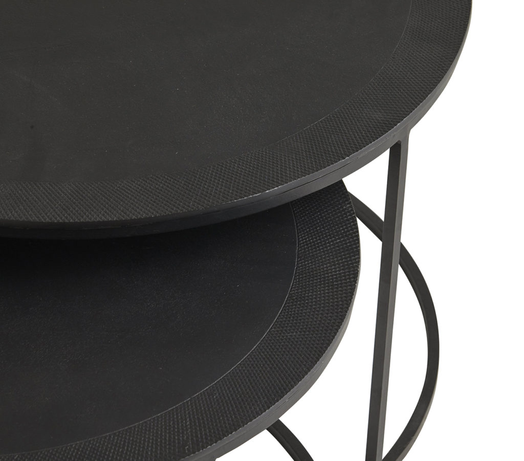 Verona salontafel set van 2, Black - Afbeelding 2