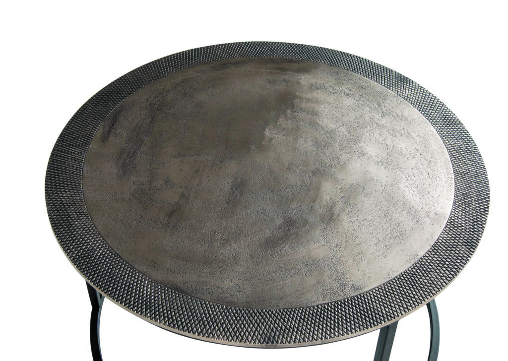 Sochi bijzettafel set van 2, Nickel antique - Afbeelding 3