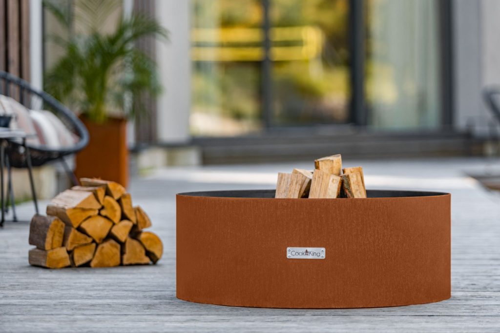 70 cm Fire Bowl “BOURBON” - Afbeelding 2