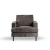 1 zits fauteuil, stof Haga 16, E230 antraciet - Afbeelding 2