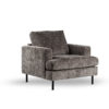 1 zits fauteuil, stof Haga 16, E230 antraciet - Afbeelding 3