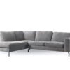 3 zits hoek links, stof Perfect Harmony 82, R311 grijs - Afbeelding 3