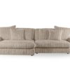 3 zits bank CL L+R, stof Vito 23, D460 beige - Afbeelding 5