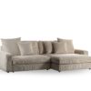 3 zits bank CL L+R, stof Lincoln 83, RIB920 naturel - Afbeelding 6