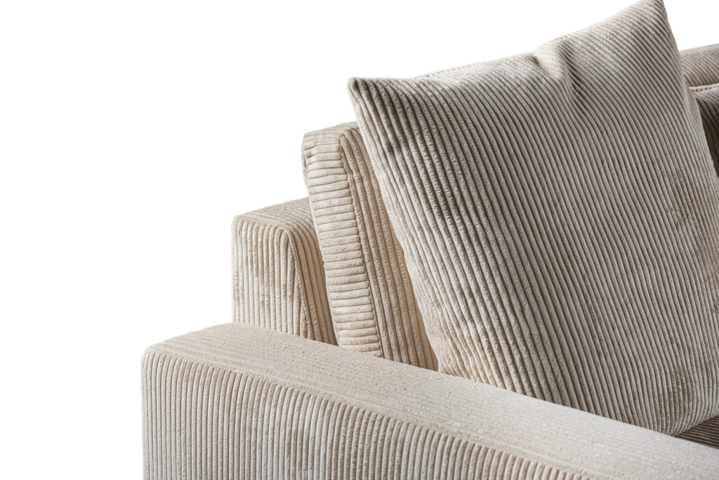 3 zits bank CL L+R, stof Lincoln 83, RIB920 naturel - Afbeelding 7