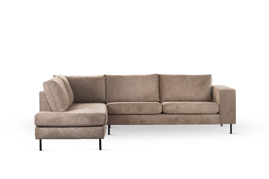 3 zits hoek links, stof Lord 35, E520 taupe - Afbeelding 3