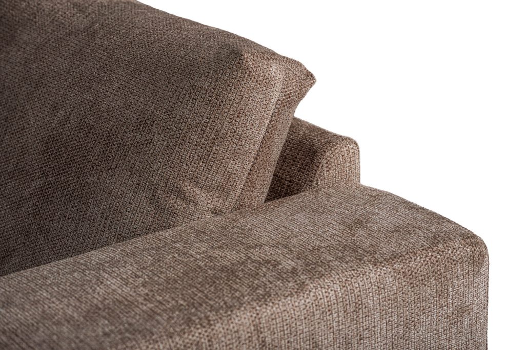 3 zits hoek links, stof Lord 35, E520 taupe - Afbeelding 7