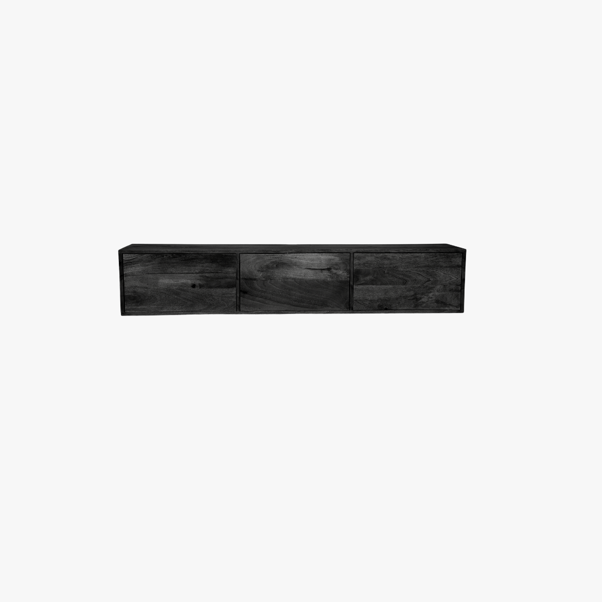 Het Steigerhouthuis Zwevend tv meubel Vision Black | 160 cm
