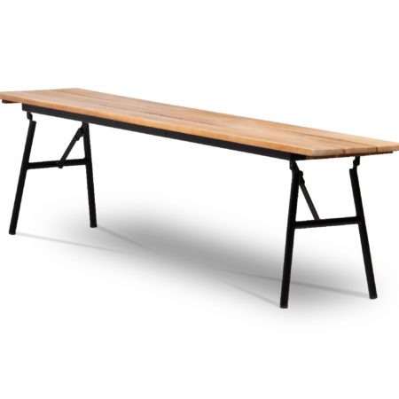 VERNON Klapbank 180X32X45 783 - HOUT ACACIA LICHT TEAK LOOK