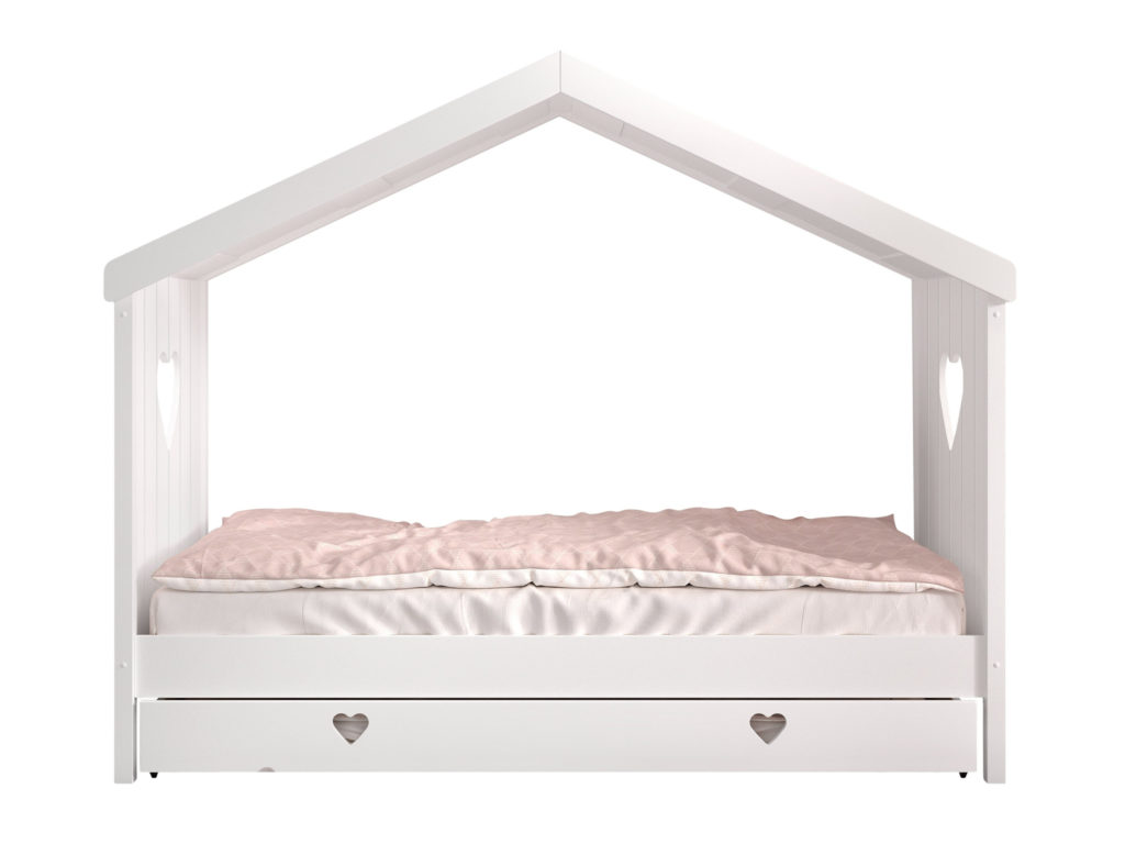 Deze AMORI-combinatie bestaat uit het open huisbed en het bijpassende rolbed.