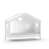 AMORI HUISBED MET RUG WIT - Afbeelding 2