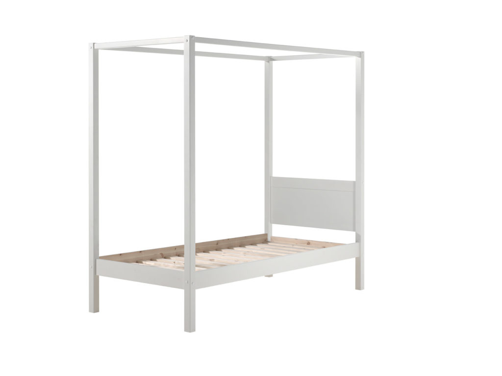 Wit hemelbed 90 x 200 cm - Afbeelding 2