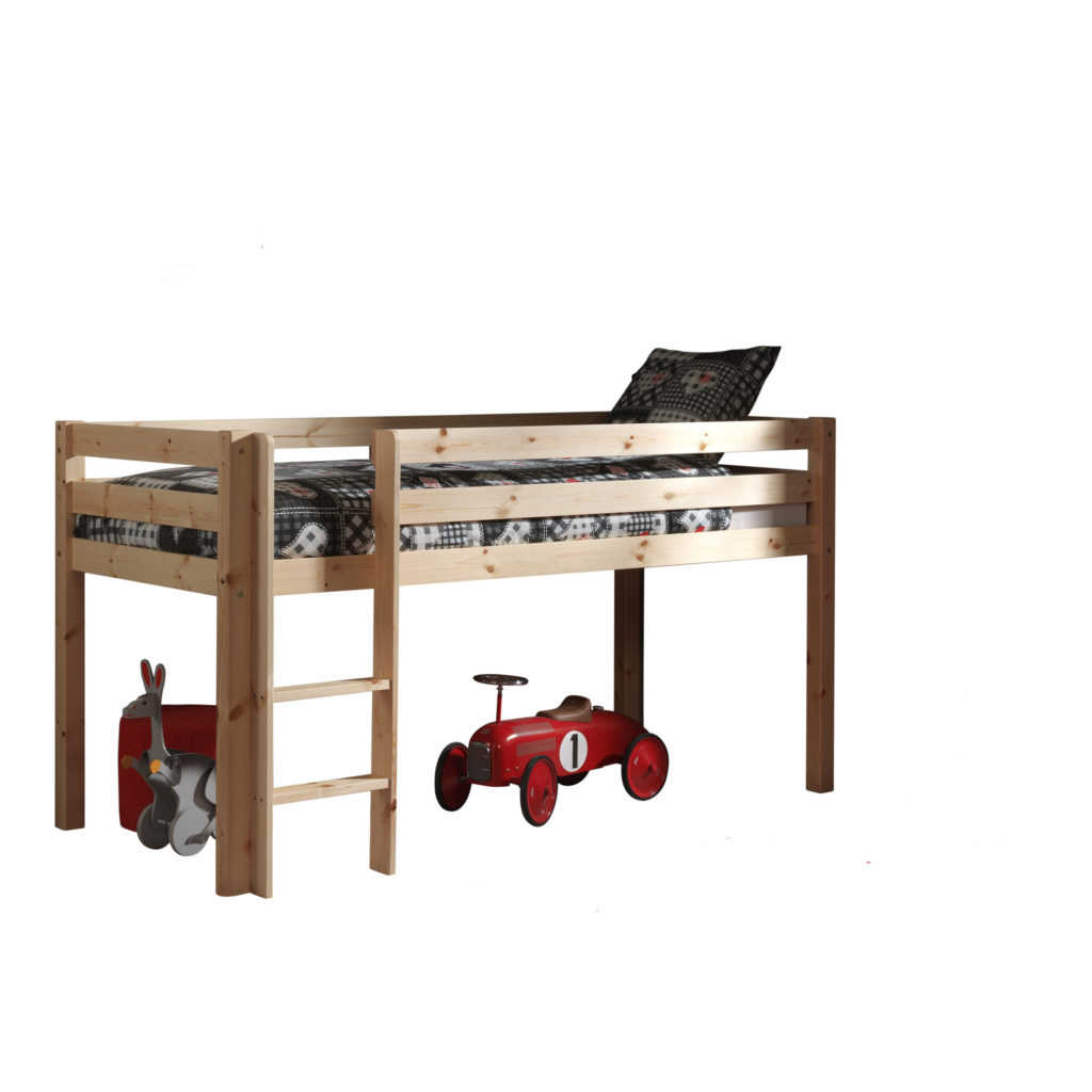 Deze PINO-combinatie bestaat uit een natuurkleurige PINO hoogslaper , een speelgordijn princess en een tunnel princess - Afbeelding 2
