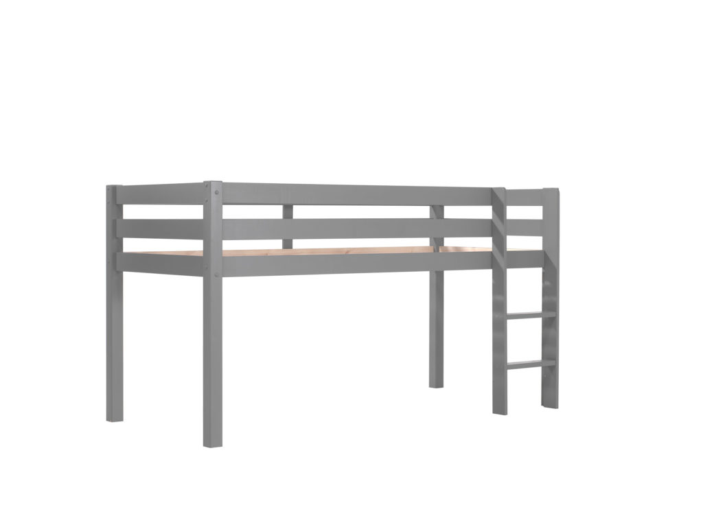 Deze PINO-combinatie bestaat uit een grijze PINO hoogslaper en een speelgordijn spring - Afbeelding 2