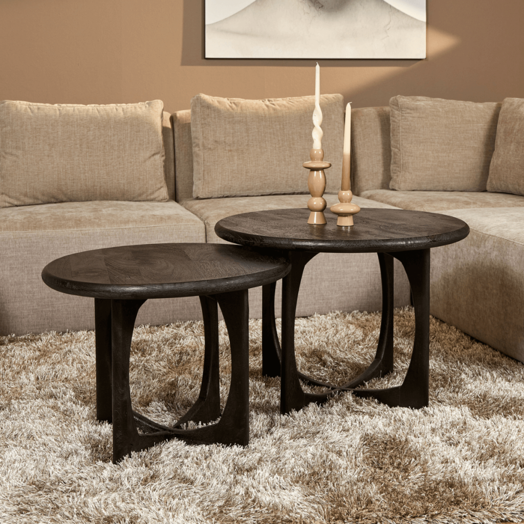 Bijzettafel Milou | Zwart | 60 cm - Afbeelding 2