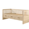 Deze FRITZ combinatie in milky pinebestaat uit een bed (90x200) met3 opberglades en bijhorend rolbed. - Afbeelding 3
