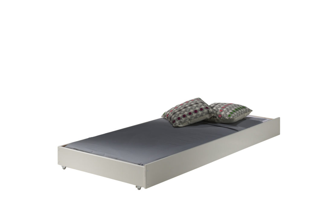 Deze PINO-combinatie bestaat uit een wit PINO stapelbed en een PINO 2 lades wit - Afbeelding 3