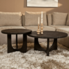 Salontafel Guus | Zwart | 80 cm - Afbeelding 3