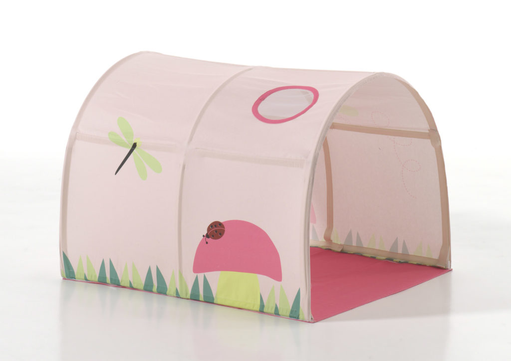 Deze PINO-combinatie bestaat uit een natuurkleurige PINO hoogslaper , een speelgordijn spring en een tunnel spring - Afbeelding 4
