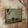 Feyza Spiegel Wandplank Horizontaal Goud - Afbeelding 5