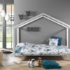 Wit DALLAS bed (90x200) en bijhorend rolbed. - Afbeelding 5