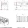 Deze FRITZ combinatie in milky pinebestaat uit een bed (90x200) met3 opberglades en bijhorend rolbed. - Afbeelding 7