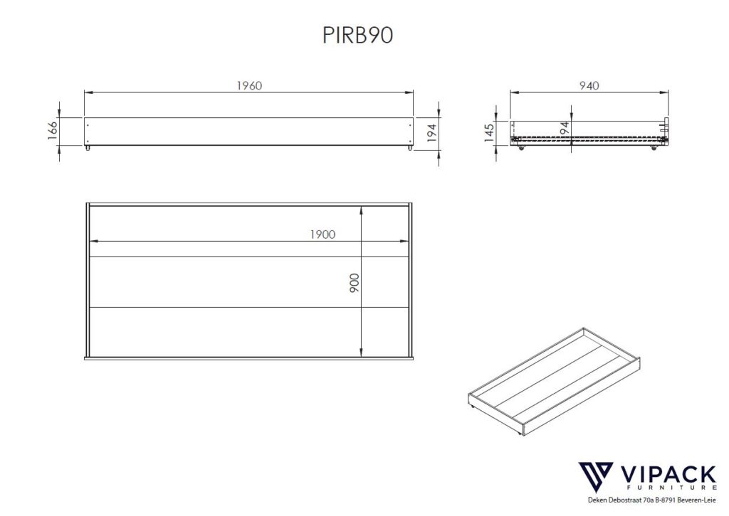 Deze PINO-combinatie bestaat uit een wit PINO stapelbed en een PINO 2 lades wit - Afbeelding 9