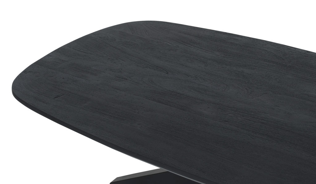 Salontafel deens ovaal 120, Acacia Black - Afbeelding 2