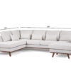 3-zitshoek links CL, stof Melva 02, M460 beige