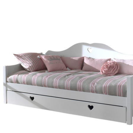 Deze Amori-combinatie bestaat uit een een kajuitbed , een lattenbodem kader en een rolbed