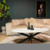 Salontafel Faye | Ovaal | Wit marmer