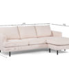 3-zitsbank CL L+R, stof Fjord 23, F460 beige - Afbeelding 13