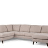 3-zitshoek links CL, stof Inari 22, I460 beige, zwarte poot - Afbeelding 2
